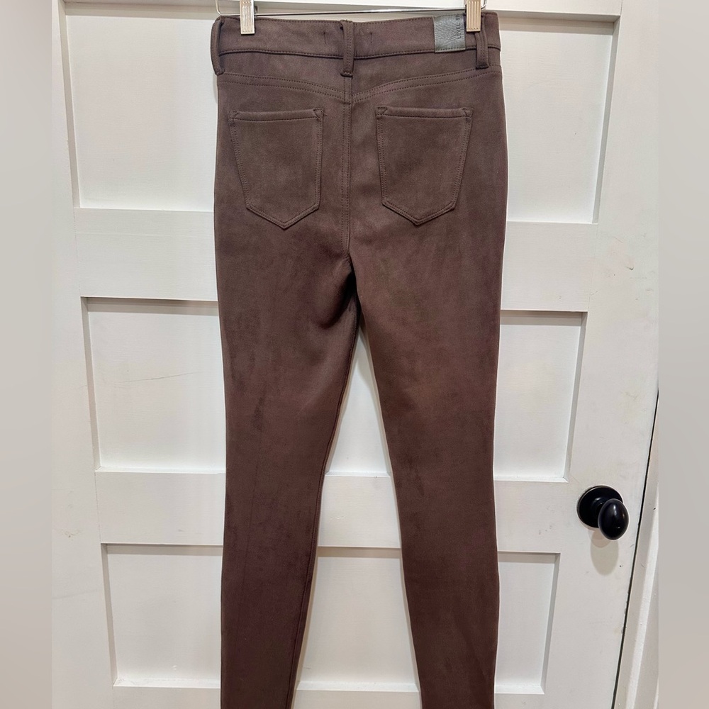 Level 99 Chocolate Suede Trousers